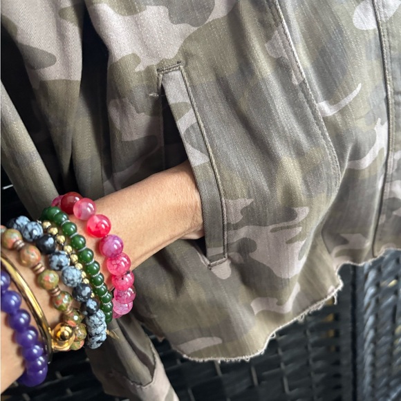 Skinny girl Camouflage Denim Jacket - Picture 3 of 5